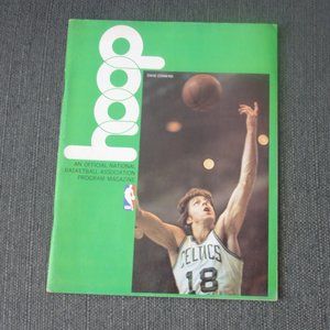 Hoop Official NBA Program Magazine Portland vs Boston Program 1977 Program
